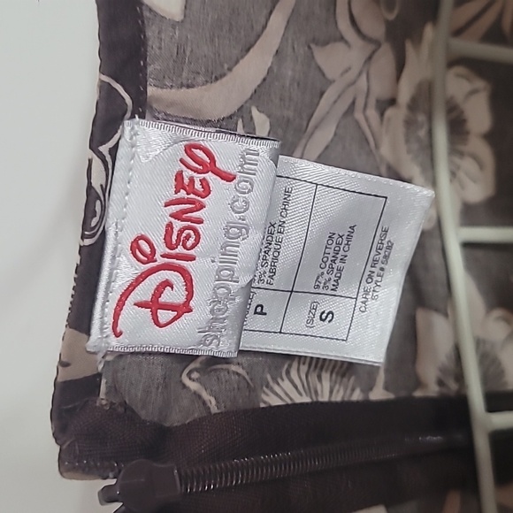 Disney Store Mickey Minnie Floral Maxi Dress Size Small VINTAGE - Picture 3 of 5